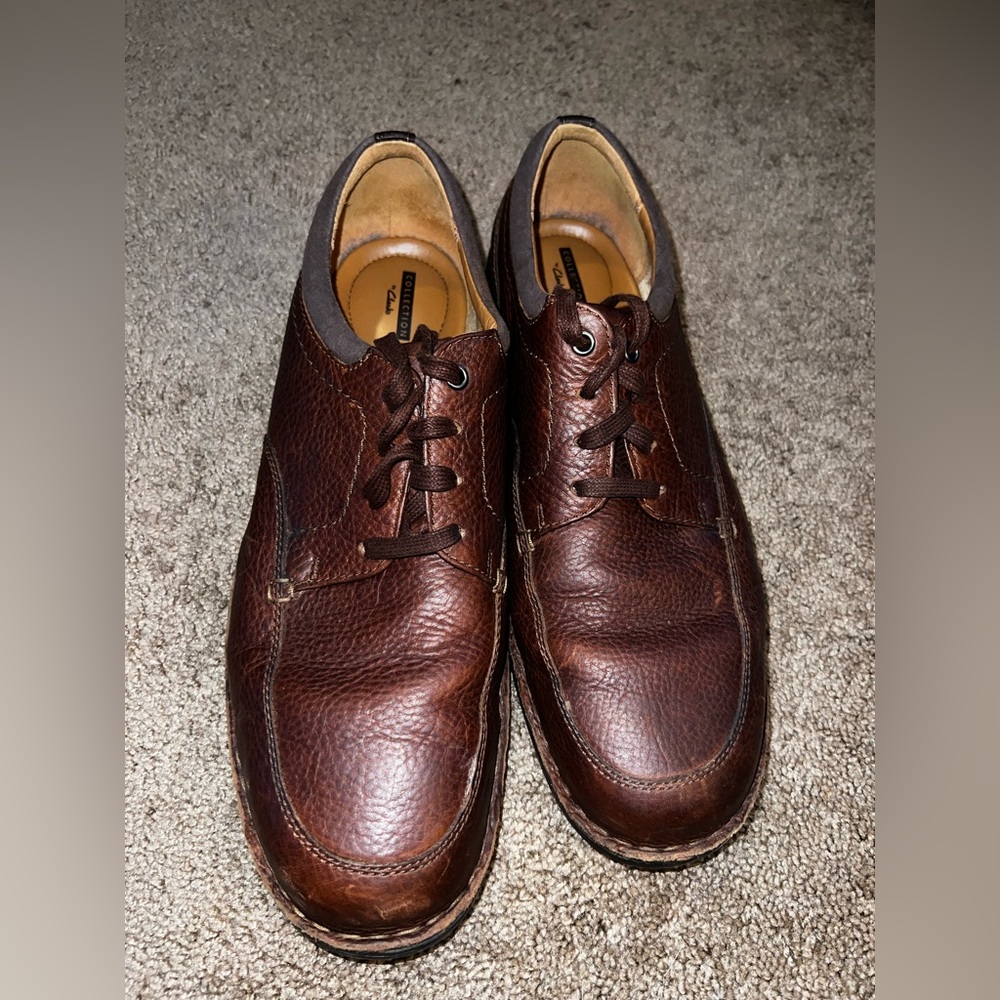 Collection B Brown Oxfords with Broguing